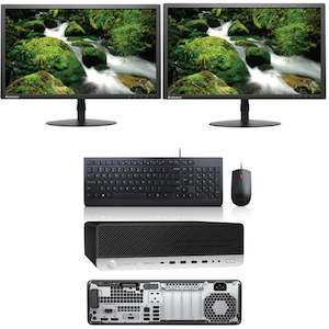 HP Combo Deal HP EliteDesk 800 G5 SFF Ex-Lease Intel i5 9th Gen Turbo boost upto&hellip;