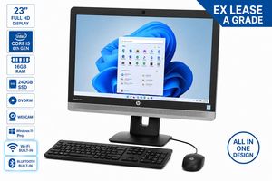 HP ELITEONE 800 G2 Ex Lease AIO 23" i5 6500 3.2GHz 16GB RAM 128GB SSD DVDRW WEBC&hellip;