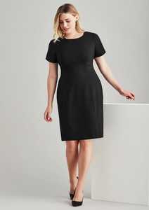Womens Comfort Wool Stretch Short Sleeve Shift Dress - Peak Marketing