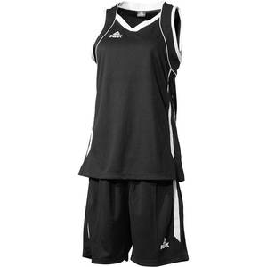 PEAK Women’s Basketball Singlet – Black/ White – Peak NZ