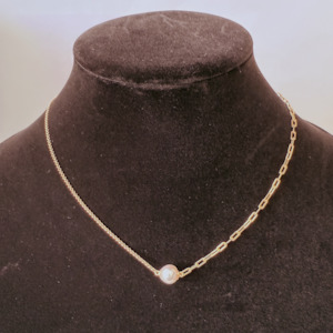 Pearl Necklace: Dual Design Akoya 8mm Grade AAAA+ Pendant Necklace