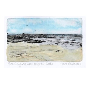 Products: Seagulls Over Brighton Rocks' - Pea Sea Art