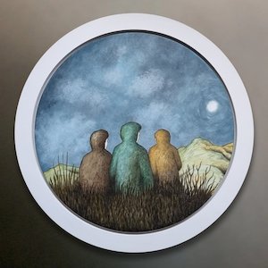 Moon and Hills' - Pea Sea Art