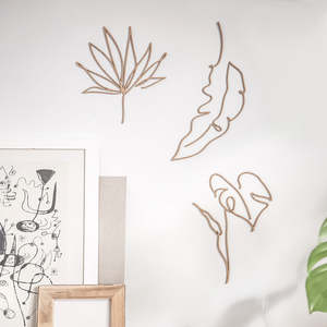 Single Line Leaves: Single Line Tropical Collection