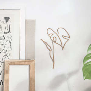 Single Line Leaves: Single Line Monstera