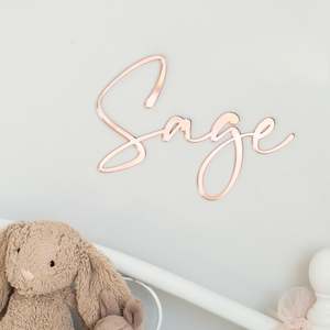 Personalised: Mirror Name Sign