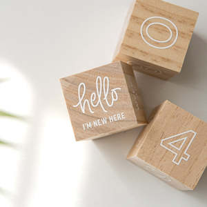 Decor: Milestone Blocks