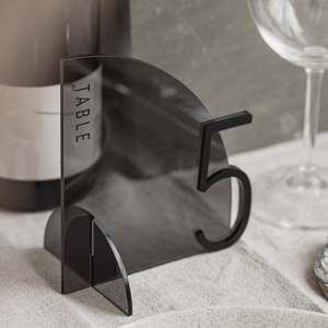 Wedding And Events: Modern Table Numbers