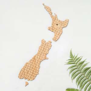 Kiwiana: New Zealand Map Puzzle