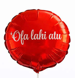 Gifts: Tongan Celebration Foil Balloon – “Ofa lahi atu” (10 inch