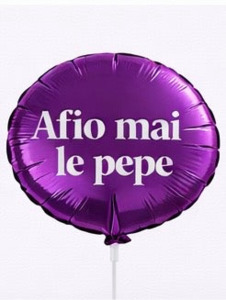 Samoan Celebration Foil Balloon – “Afio mai le pepe” (10 inch)