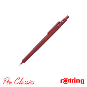 Rotring 600 Mechanical Pencil Madder Red
