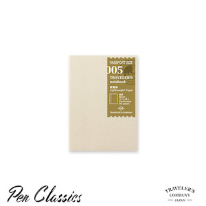Traveler's Notebook Passport Refill 005 - Light Paper Notebook