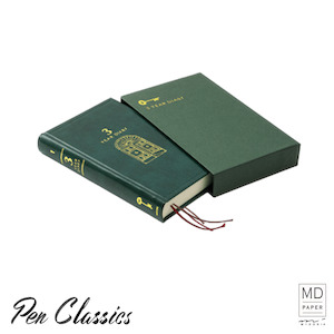 Paper 1: Midori 3 Year Diary Gate Recycled Leather Green