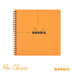 Rhodia Orange Reverse Book - Dot Grid
