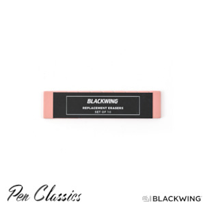 Blackwing Accessories: Blackwing Replacement Erasers (10pk) - Pink