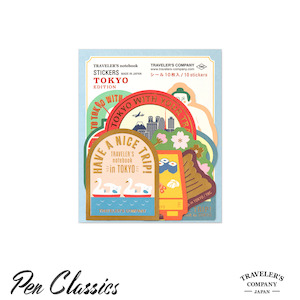 Traveler's Notebook Regular Refill - Tokyo Sticker Set