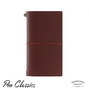 Traveler's Notebook Regular - Love and Trip Red