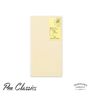 Traveler's Notebook Regular Refill 025 - MD Cream Paper Blank