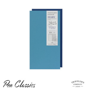 Traveler's Notebook 2026 Regular Refill - Weekly + Memo