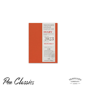 Travelers Company: Traveler's Notebook 2026 Passport Refill - Monthly