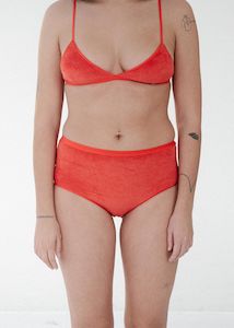 Intimates: Baserange Highwaist Bell Pants (Mino Red)
