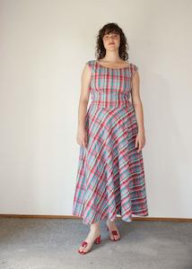 Cleo Dress (Gelato Tartan)