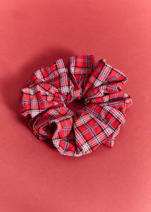 Scrunchies: Scrunchie (Tomato Tartan)