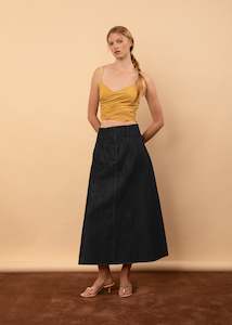 Mazar Skirt (Indigo Denim)