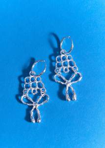 Shannen Young: Shannen Young Charm Earring (Chantilly Ribbon)