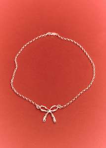 Shannen Young Charm Necklace (Ribbon)