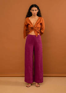 Holiday Trouser (Magenta)
