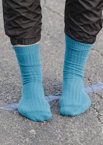 Baserange Overankle Socks (Rock Green)