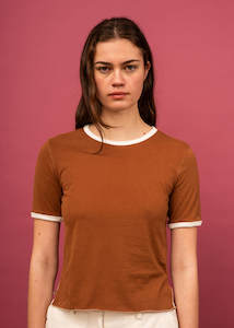 Gracie Tee (Cinnamon & Creme)