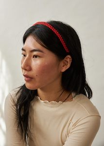 Ola Ro Headband (Scarlet & Raspberry)