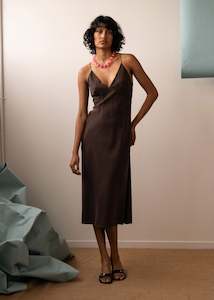 Roberta Dress (Carob)