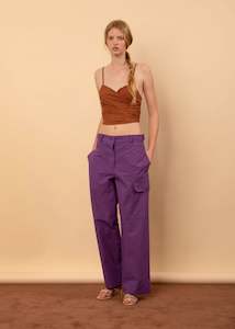 Leila Trouser (Grape)