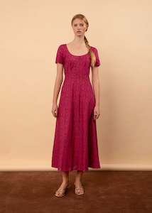 Margot Dress (Dragonfruit)