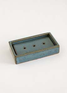 Misma Anaru Rectangle Soap Dish (Minoan Blue)