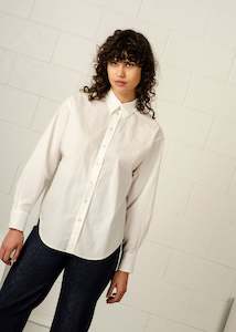 Sample Sale 11: Maryse Shirt Ivory (Preloved)