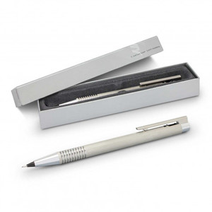 LAMY Logo Mechanical Pencil - Brushed Stainless Steel Pens Online NZ