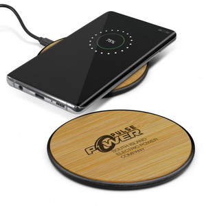 Bamboo Wireless Charger - Flat Pens Online NZ