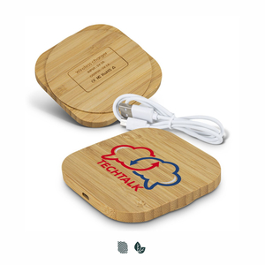 Bannockburn Bamboo Wireless Charger - Square Pens Online NZ
