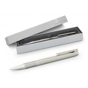 Products: LAMY Logo Pen - Brushed Stainless Steel Pens Online NZ