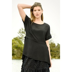 Curate - Still Waters Top - Black - Peonies of Martinborough