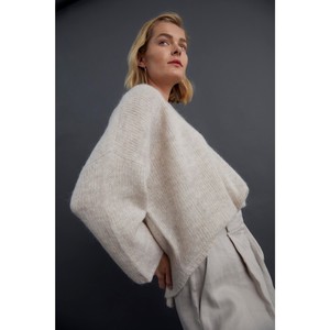Elk - Agna Sweater - Ecru - Peonies of Martinborough