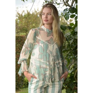 Products: Trelise Cooper - Flarey Tale Blouse - Peonies of Martinborough