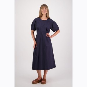 Briarwood - Steph Ink Cotton Poplin Dress - Peonies of Martinborough