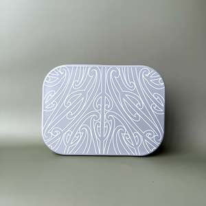 Bento Boxes: Marama Grey/Blue Silicone Lunchbox