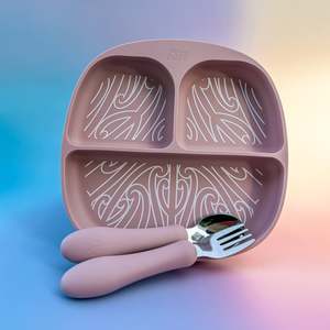 Silicone Suction Plate Māwhero (No cutlery)